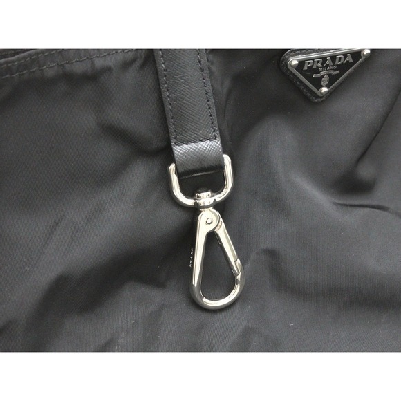 Prada Tote Bag Shoulder Black Nylon - Picture 7 of 9